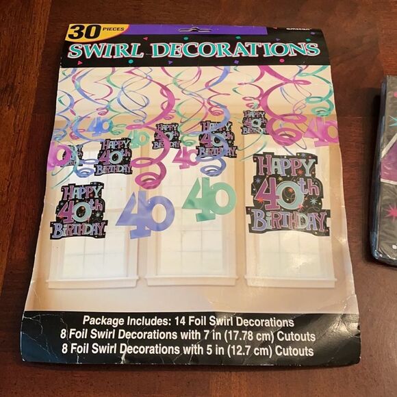 40 40th Birthday Party Decorations Napkins Party Supplies - Picture 2 of 6